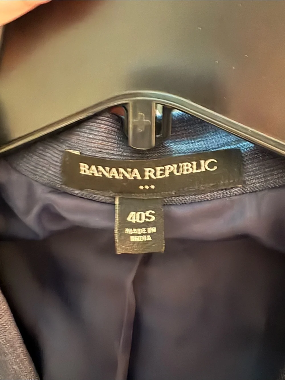 Banana Republic Men's Navy Two-Button Suit Jacket / Sports Coat